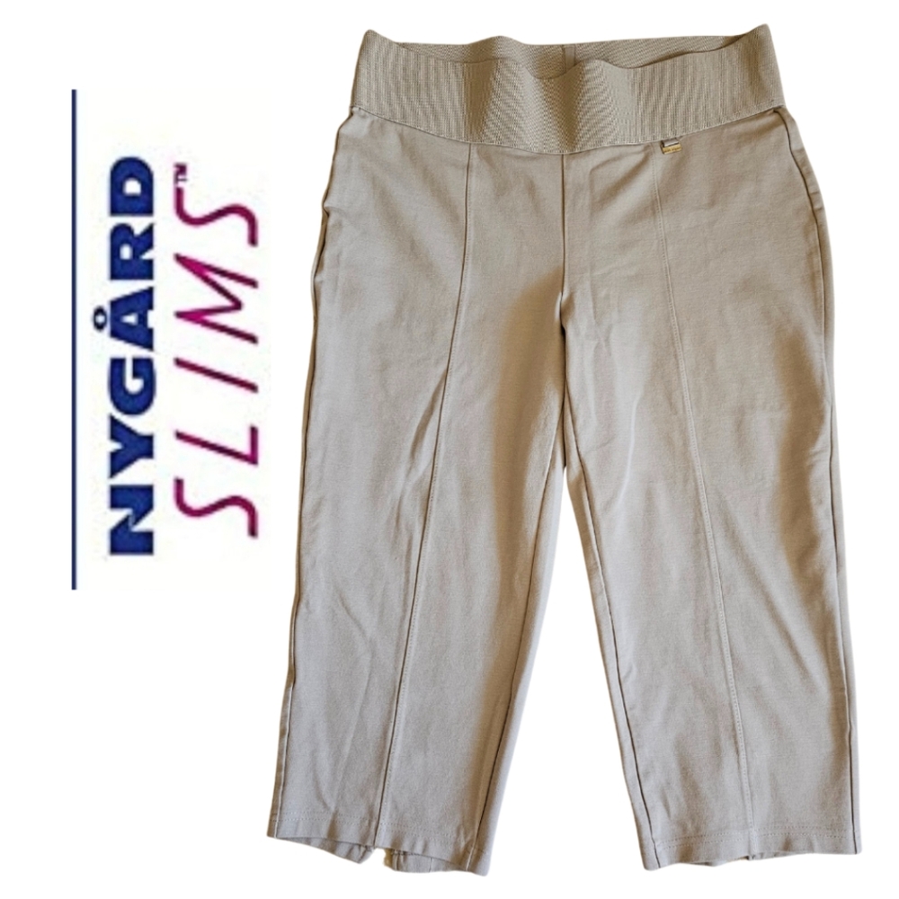 Nygard Slims High Waist Stretch Cropped Capris